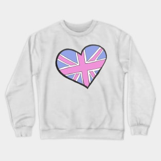 Union Jack Heart Crewneck Sweatshirt